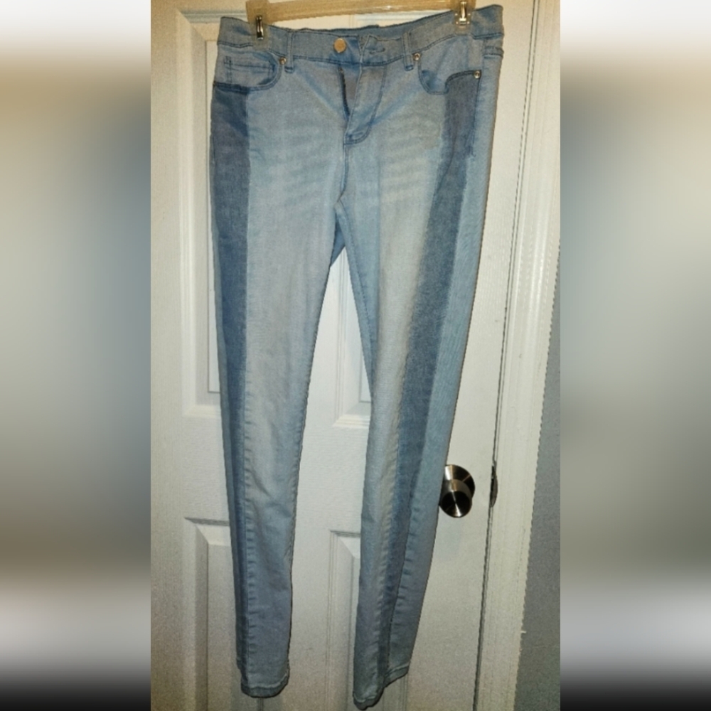 New York & Company Soho SkinnyTwo-Tone Blue Women's Jeans Size 12